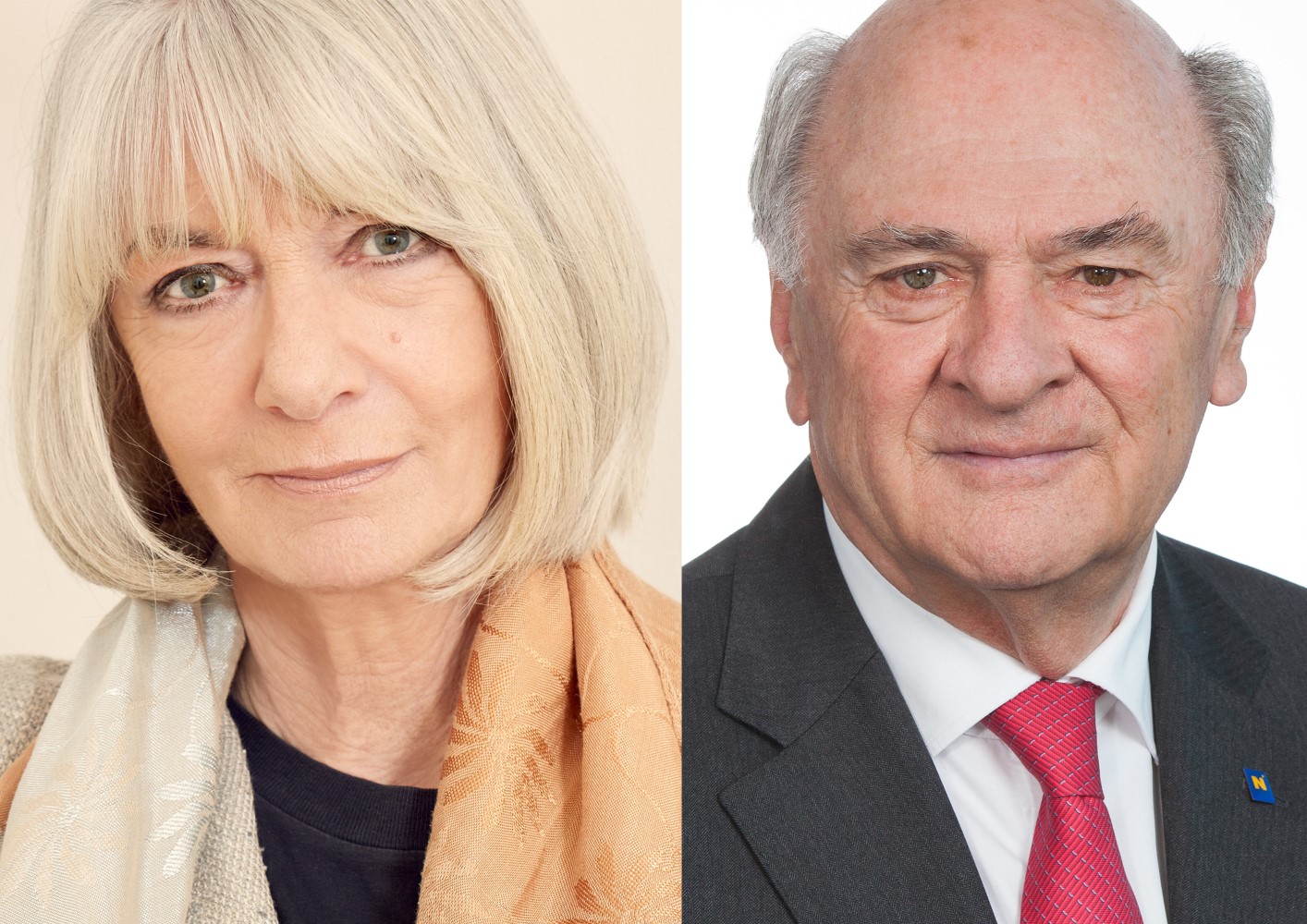 Erika Pluhar und Erwin Pröll