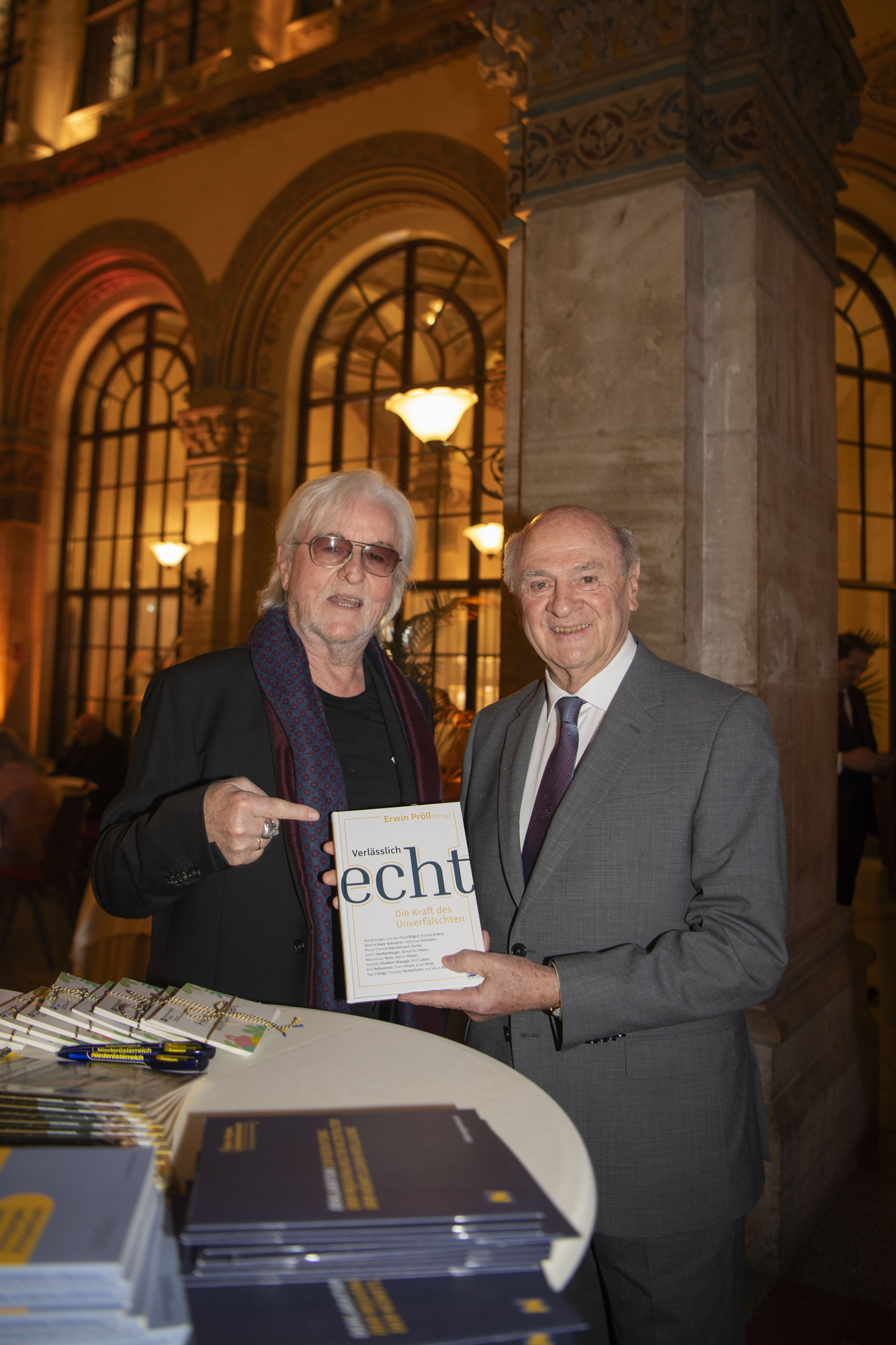 Erwin Pröll und Reinhold Bilgeri