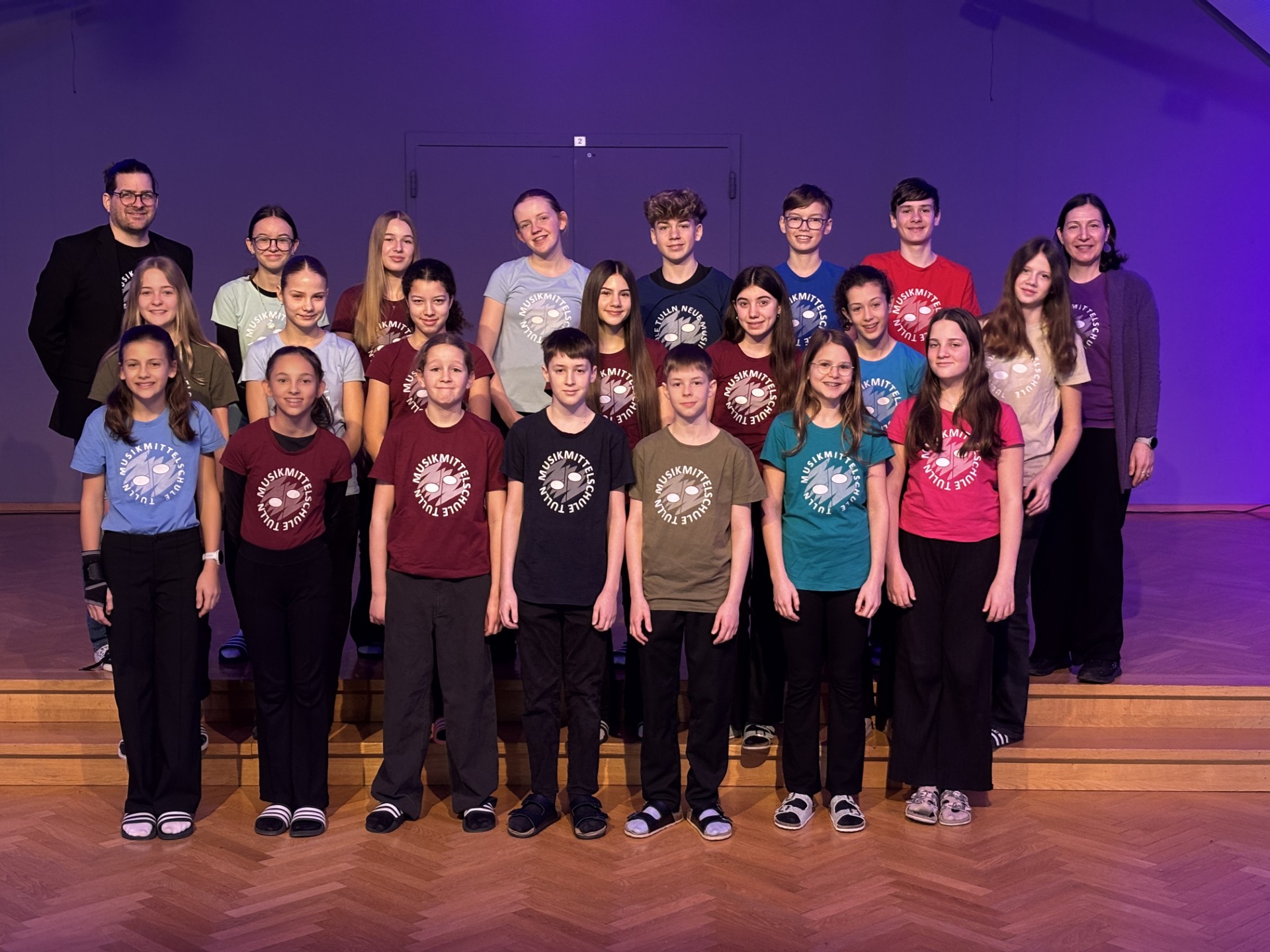 Klassenchor der 3b der MMS Tulln